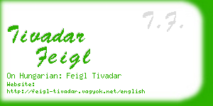 tivadar feigl business card